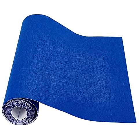 BENECREAT Royal Blue Self-Adhesive Felt Fabric Cover