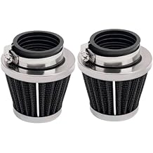 Road Passion 42mm Air Filter Replacement for Kawasaki Suzuki Yamaha PZ24 PZ30 Carburetor Moped Roketa Taotao GY6 125CC 150CC 200CC 250CC Dirt Bike ATV Quad Scooter Go Kart Universal Air Filter 2pcs