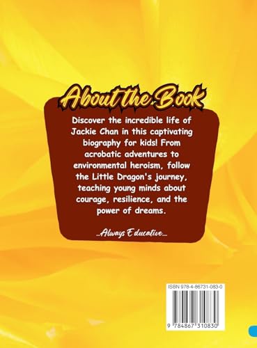 Jackie Chan Book for Kids: The little Dragons Journey (The Ultimate biography of Jackie Chan for kid
