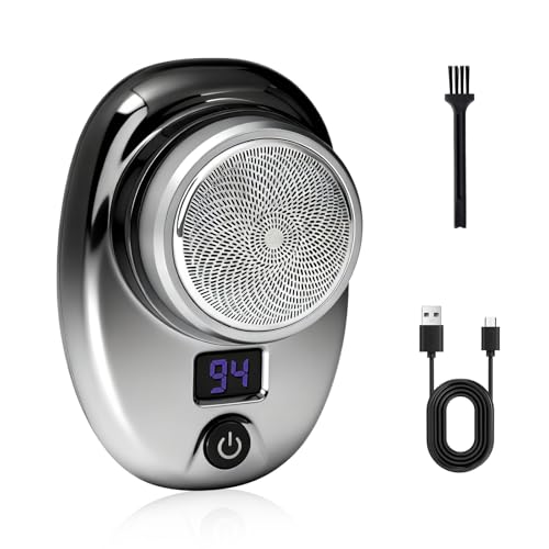 Mini Rasierer Herren Elektrisch, 6-Klingen Trockenrasierer mit...