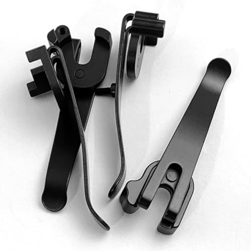Clip de bolsillo profundo de acero inoxidable para cuchillo suizo de 91 mm, perfil delgado, acceso rápido, ideal para entusiastas del aire libre