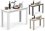Abschließbar: nein VCM Holz Esstisch Küchentisch Tisch Esal 110 x 50 cm Anthrazit/Honig-Eiche