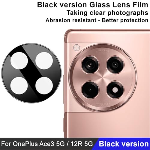 Image of AVOAR Camera Lens Protector Compatible with OnePlus 12R (1 Pack) - 9H Tempered Glass, Ultra Clear HD, Scratch Resistant, Military-Grade Protection, Bubble-Free Installation, Precise Fit, Case Friendly