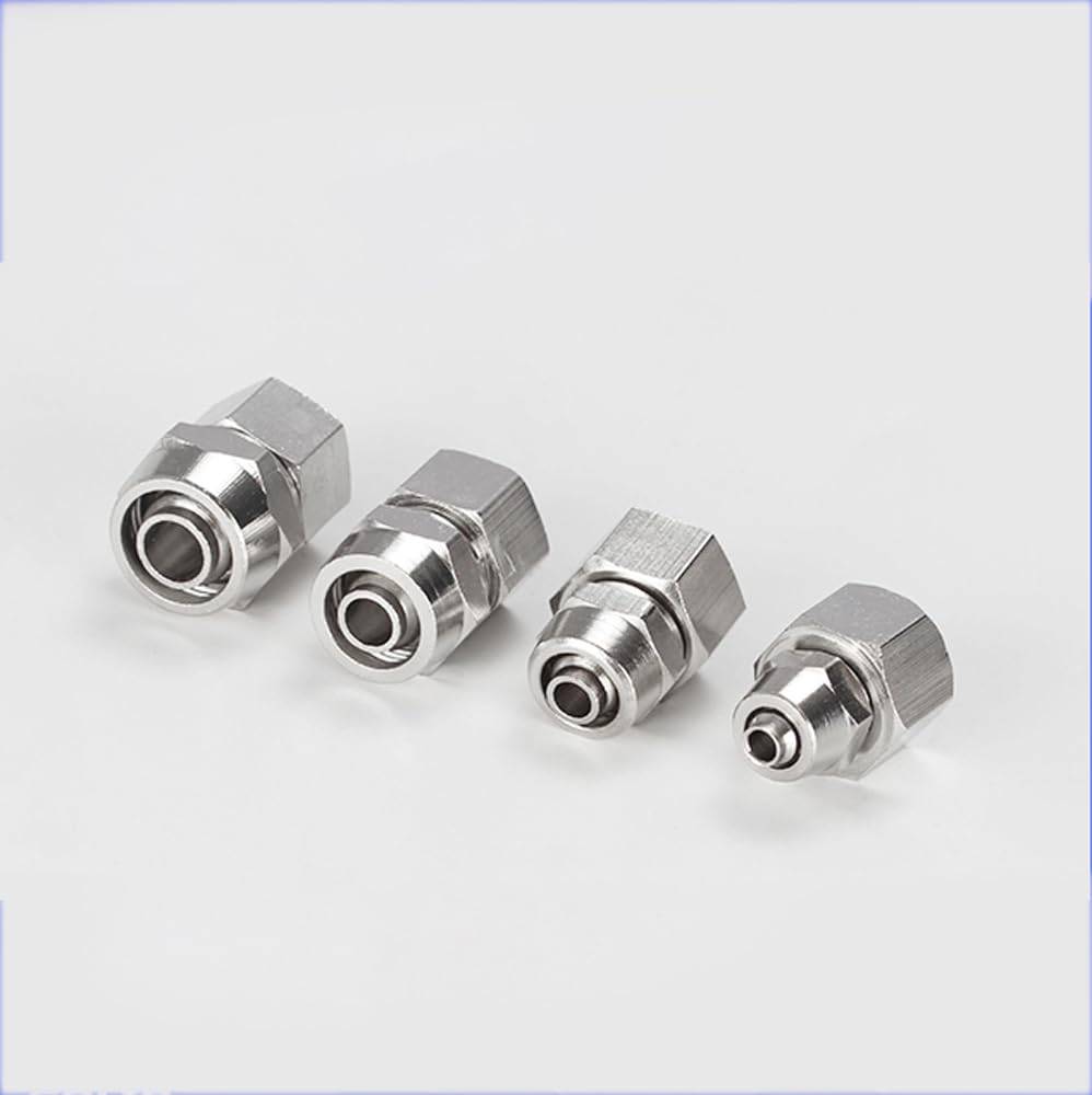 Tool Part For Twist Fit 4/6/8/10/12mm OD Hose X 1/8 1/4 3/8 1/2 BSP Female Pneumatic Quick Screw Air Fitting - (Color: 4mm / Specification: 1/4