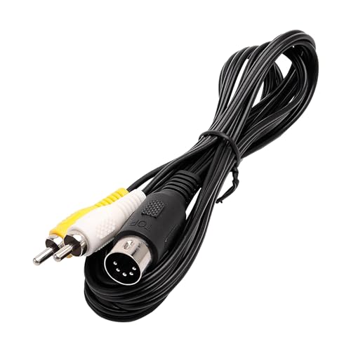 Image of AV Cable Compatible for Genesis 1, 1.8M /5.9 FT Audio Video Composite Cable RCA TV Cord Compatible for Genesis 1