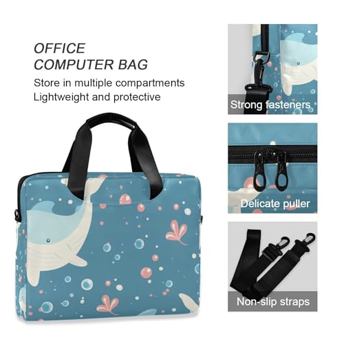 Funda maletín para laptop con correa, 13-15.6 pulg miniatura 5