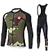 Produktbild UGLY FROG Winter Jersey Thermisches Fahrradtrikot Vlies Thermo Langarm Shirt+Bib Lange Hosen Anzüge Herren Breathable Radfahren Fahrrad Lange Hülsen Fahrrad Hemd Männer Langarm Fahrradbekleidung