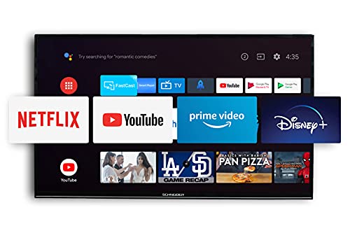 Schneider-Smart-TV-32-LED32SC400ATV-Android-TV-Wifi-Mirroring-Timeshift-HDMI-Negro