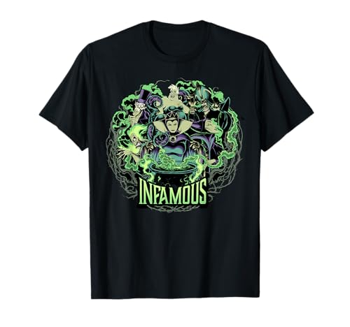 Disney Villains Infamous Evil Group T-Shirt Small