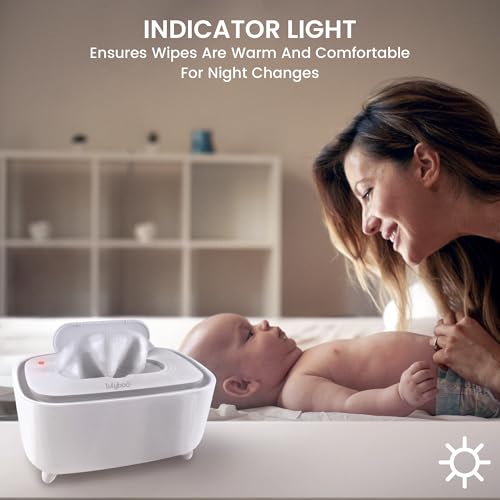 Lulyboo Warm Wipe Dispenser - Baby Wipe Warmer with Adjustable Temperature, Quick-Heating, Soft Silicone Cover, Easy-Refill Design, Ideal for Sensitive Baby Skin, Keeps Wipes Warm & Fresh - Thumbnail 7