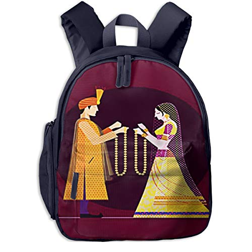 Mochilas Infantiles  Bolsa Niño Bebe Guarderia Escolar con Wedding Bride 003 para Niños
