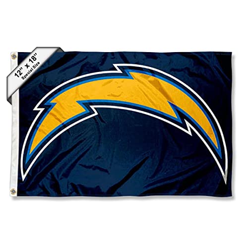 Drapeau de bateau Los Angeles Chargers WinCraft pour remorque et voiture de golf