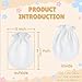 RATIVE Baby Mittens Gloves No Scratch Organic Cotton for Newborn 0-6 Months Baby Essentials Must Haves for 0-6 Months Boys Girls (6 Pairs/MB-67)