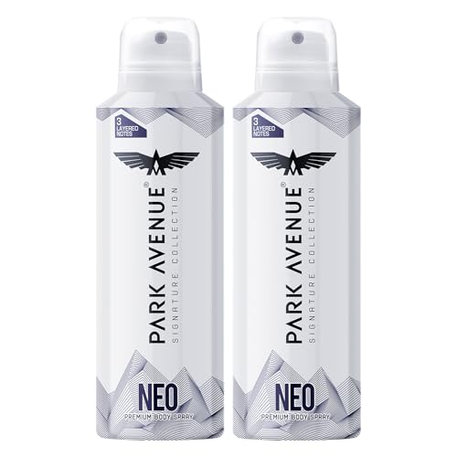 Park Avenue Men Neo Signature Collection | Deodorant Spray | Fresh Long-Lasting Aroma | 150Ml Each (Pack Of 2)