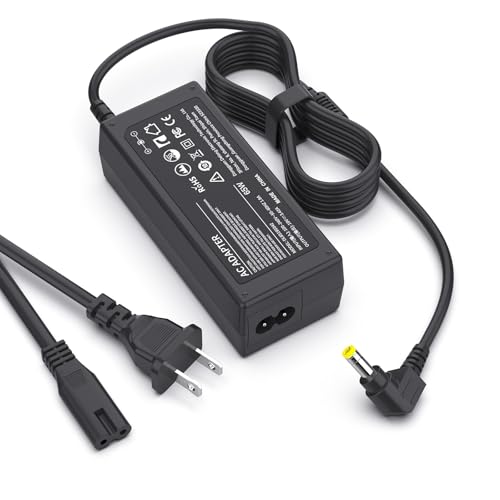 65W Laptop Adapter Power Charger for Toshiba Satellite C55 C655 C850 C50 L755 C855 L655 L745 P50 C855D C55D S55;Portege Z30 Z930 Z830;Satellite Radius 11 14 15 PA3917U-1ACA Power Supply Cord