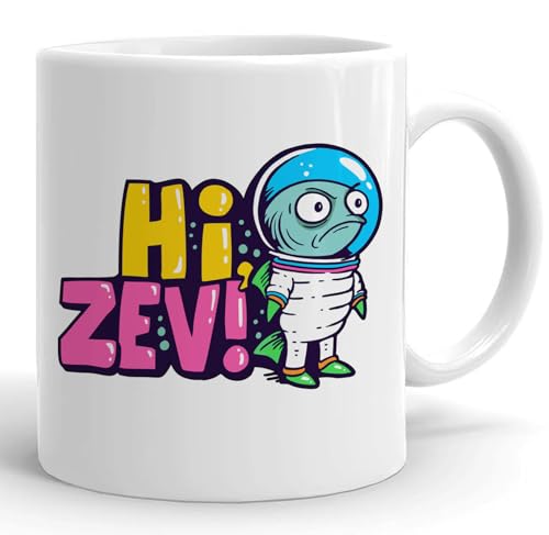 Taza de cerámica blanca 11oz BootsTees miniatura 1