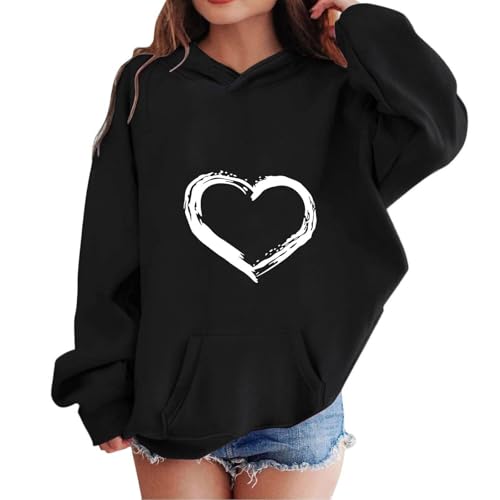 Sweat à capuche enfant noir 4-5 ans avec design graphique moderne