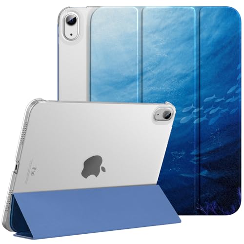 iPad 第11世代 第10世代 ケース 2025/2022 11インチ Dadanism 11gen A16/10thgen 10.9インチ 2025年新モデル アイパッド用 タブレットケース オートスリープ 三つ折り スタンド PU+PC 耐久 Apple Pencil対応 カバー Ocean