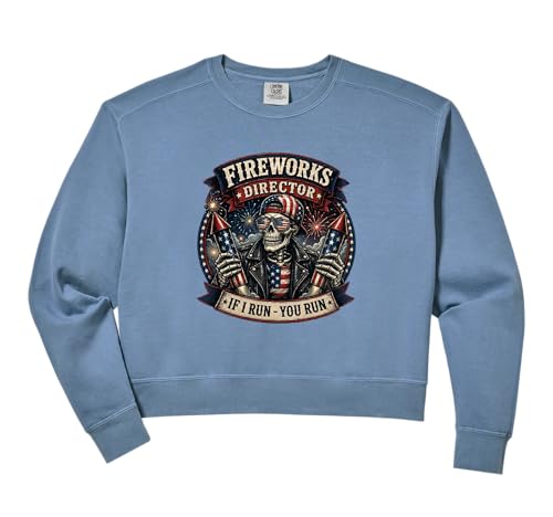 Womens Patriotic 4th of July Fireworks - Classic Fireworks Director