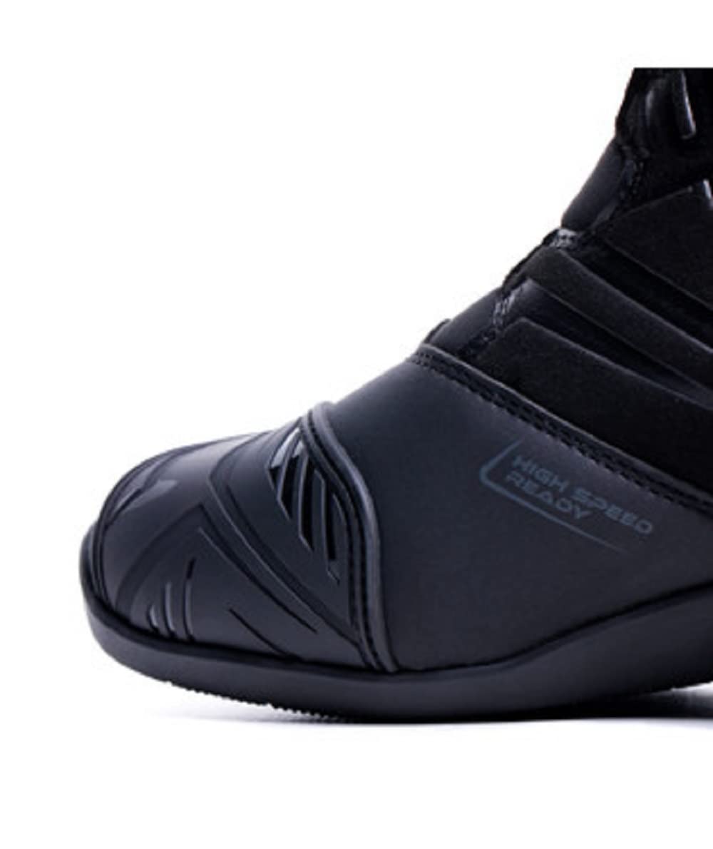 TCX - S-TR1, Stivale da Moto Donna, Stivali Sportivi, Tomaia in Microfibra, Chiusura con Zip Elastica Laterale e Velcro