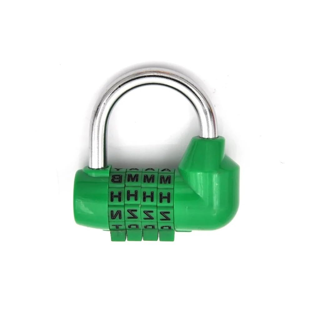 Gnyvzxplq Groen Suitcase Locks, Combination Travel Securitycode Lock Diary Password Highgrade Digital Padlock Multicolor(Groen)
