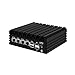 Micro Firewall Appliance, Mini PC, OPNsense, VPN, Router PC, Intel Alder Lake-N 12th Gen N100, RJ42, 4 x 2.5GbE I226-V, 2 x HDMI, DP, TF, Type-C, 0 RAM, 0 Storage, Barebone No System