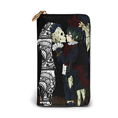 Preisvergleich Produktbild JHGFG Black Butler Mode Anime Damen Leder Brieftasche Clutch Bag