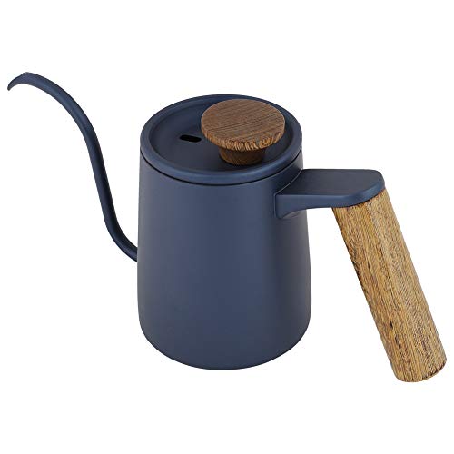 Chá de café de Cozinha, Panela Com Bico Longo de Pescoço de Ganso, Cabo de Madeira e Design Moderno,