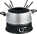 Tefal EF3000 Base Ronde Fondue | 1,200 Watt | mit sechs Gabeln | Für jede Fondueart: Öl, Käse, Schokolade | Silber/Schwarz