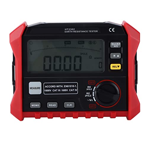 HT2302 Digital Ground Earth Tester with LCD Backlight for Electric Power Communication Laboratory
