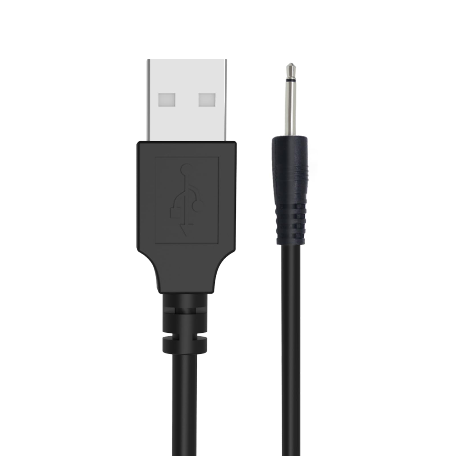 3.3ft Replacement DC Charging Cable, USB to DC 2.5mm Fast Charger Cord -Black