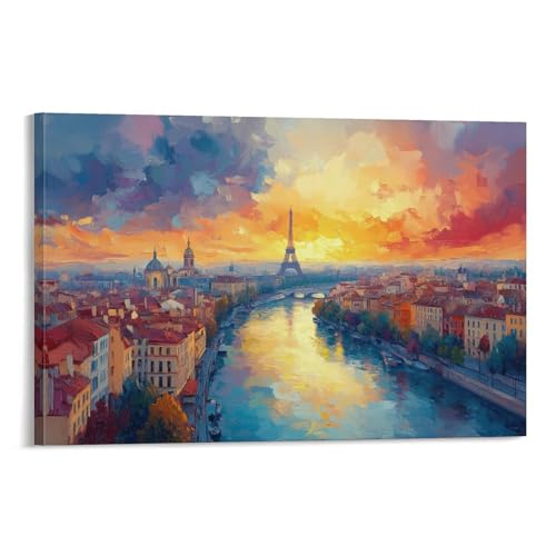 Poster Venise YYVKPMLXC pour Habiller un Mur Vide Tour Eiffel 12x18