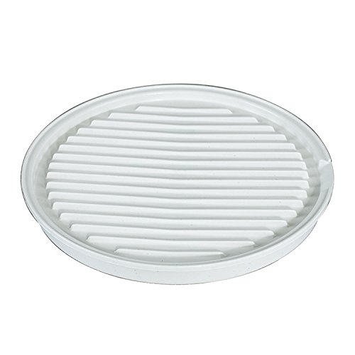 Nordic Ware Round Bacon And Meat Microwave Grill, 2-Sided, White #TOP1
