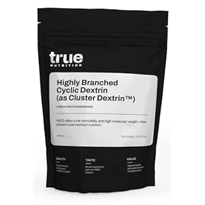 True Nutrition – Highly Branched Cyclic Dextrin – Carbohydrate Powder for Sustained Intra-Workout Energy, Enhanced Post-Workout Muscle Recovery – Vegan and Non-GMO – Unflavored 1lb
