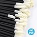 100 Pack Disposable Lip Brushes Lipstick Wands Lip Gloss Applicator Brush Makeup Tool Make Up Applicators Perfect Beauty Cosmetic Kits Mascara Wand Set Lash Spoolies for Eyelash Extensions (Black)