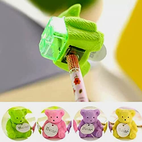Image of Stationery Express Teddy Bear Kids Erasers with Sharpener Backpack Style Eraser Sharpner for Return Gift for Kids in Bulk Pack of 10 (50)