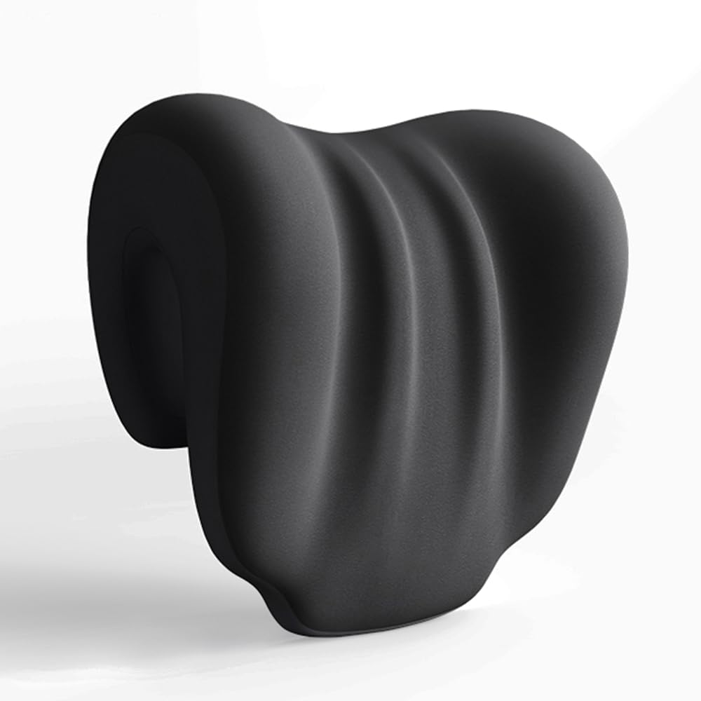 Almohada Cervicales y Cuello para Silla de Oficina, Almohada Ergonómico Espuma de Memoria, Soporte Cervical para Soporte de Cabeza, Cuello, Hombro, Relajación y Alivio del Estrés,27x26x18cm