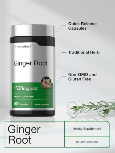 Horbäach Ginger Root Extract Supplement