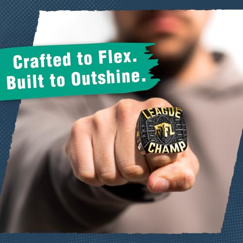 Image of TrophySmack Fantasy Football Elite Championship Ring - Size 12 Trophy