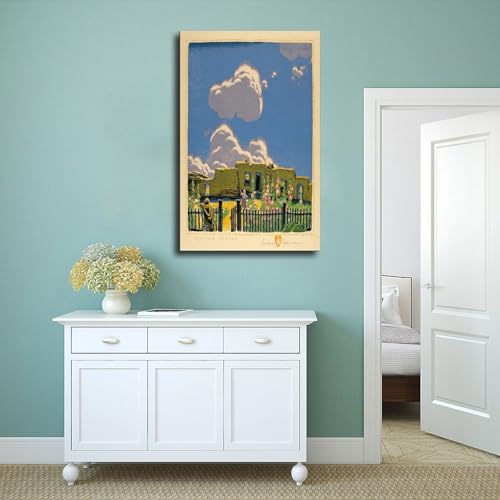 Impression sur toile Gustave Baumann de qualité musée déco murale de salon épurée - 4
