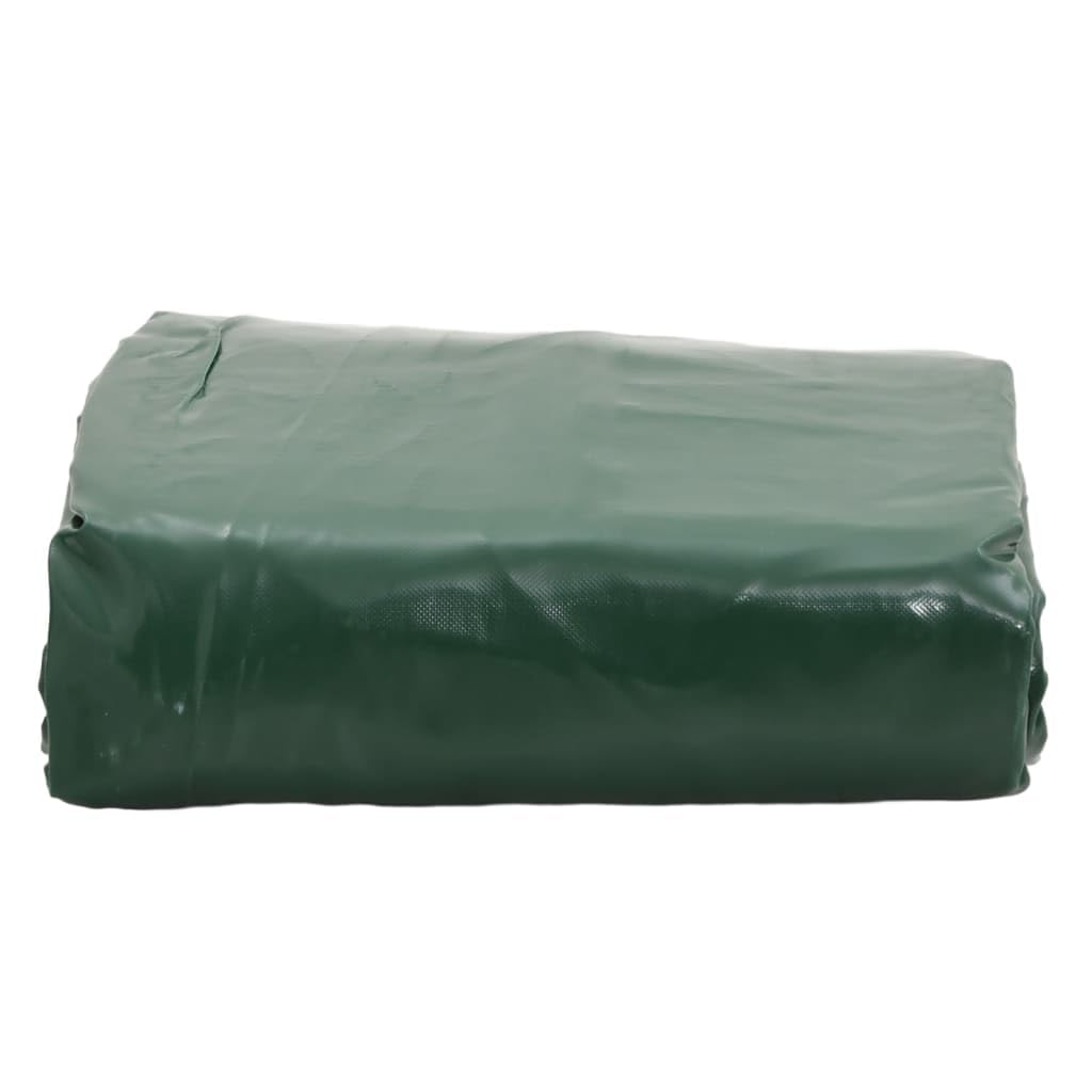 vidaXL Bâche 650g / m² Vert 4 x 4 m Toile avec revêtement en PVC