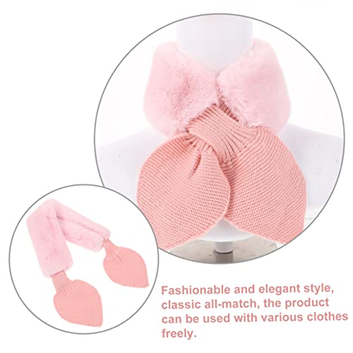 Bufanda de invierno para bebés, accesorio de felpa para ropa infantil 7