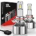 Aukee 9012 Headlight Bulb, HIR2 LED 50W 6000K 10000 Lumens Extremely Bright CSP Chips Conversion Kit