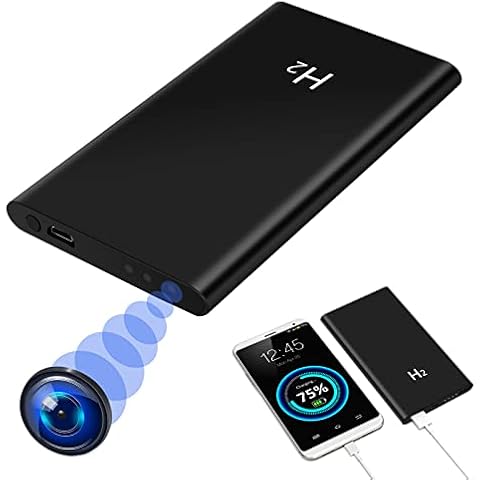 LXMIMI Cámara Espía 2 en 1 con Banco de Energía Cover