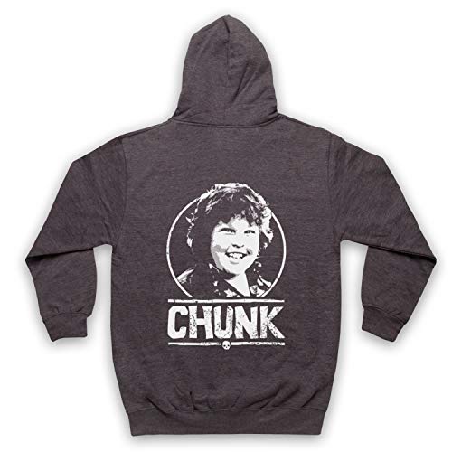 Goon Docks Chunk Tribute Erwachsenen Kapuzensweater mit Reißverschluss, Holzkohle, XL