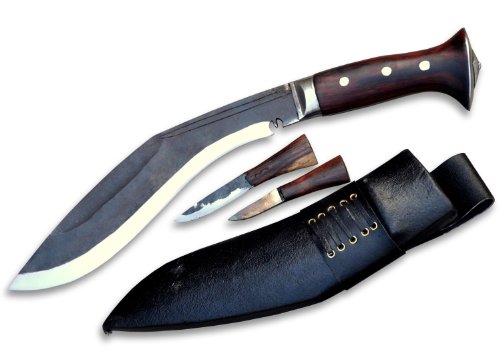 Original Gurkha Kukri Messer - 10' Klinge Full Tang Panawal Angkhola Dorf - Handgefertigt von GK &...