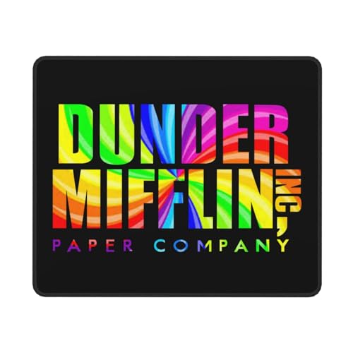 Dunder Mifflin INC Paper Company Mouse Pad Office Products and Gaming Mousepad for Laptop, Computer and PC