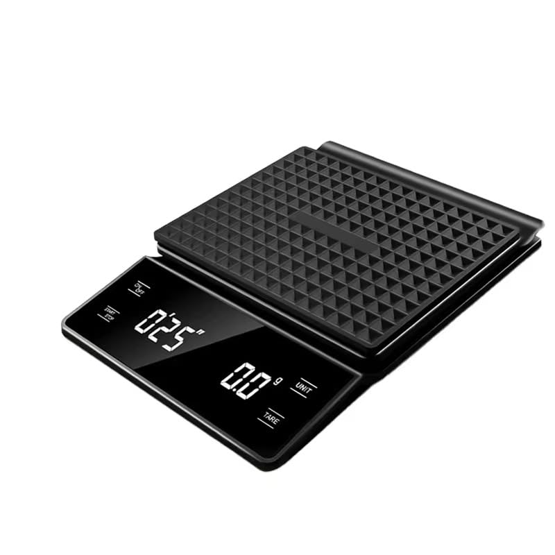 Evolt Digital Coffee Scale with Timer, 0.1 g to 3 kg Precision, for Coffee Brewing and Baking
