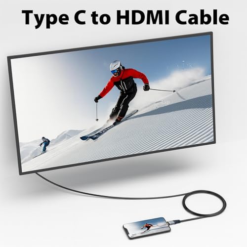 Image of Cyberguys! USB C to HDMI Cable, 4K 60Hz, 3 FT, 2-Pack