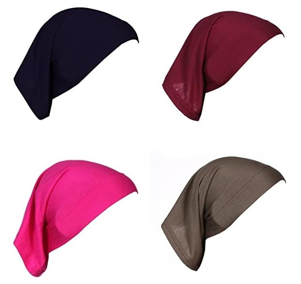 Bandana Under Scarf Hijab Cap Under Caps for Turban Head Wraps Scarf Solid Color Hijab Tube Unisex Stretch Dreadlocks Neck Cover